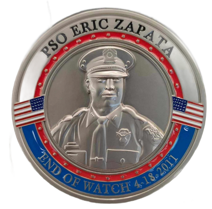Eric Zapata memorial coin