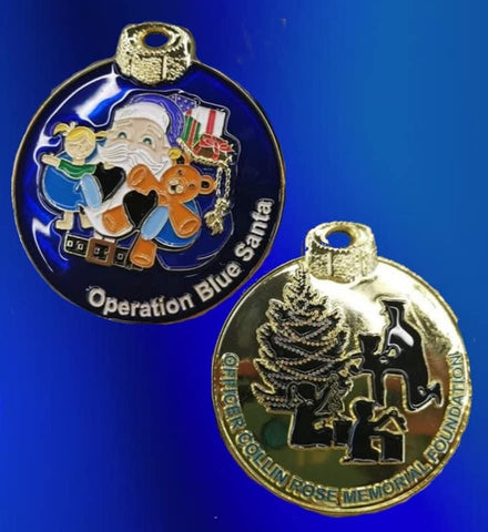 Operation Blue Santa Coin Ornament