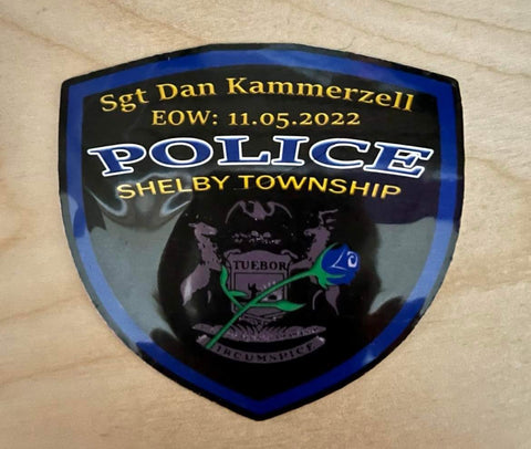 Daniel Kammerzell memorial sticker